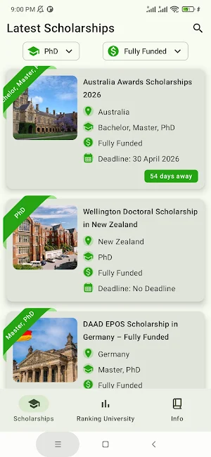 Scholarship Hunter Screenshot 0