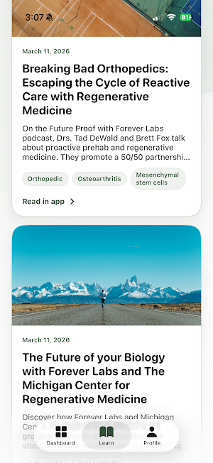 Forever App Screenshot 1