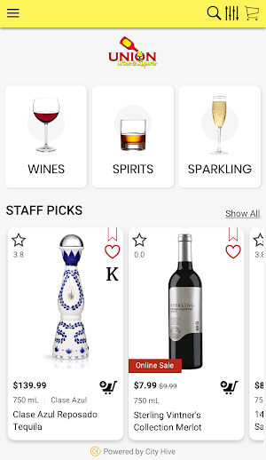 Union wine and liquor Screenshot 1