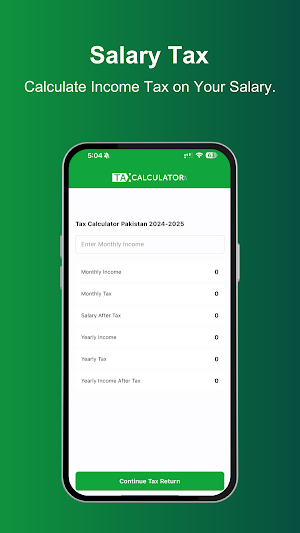 Tax Calculator (Non Govt) Screenshot 2