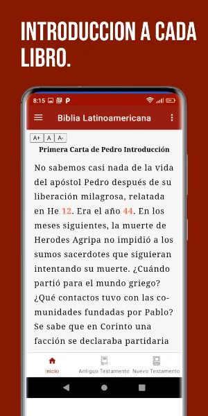 Biblia Latinoamericana Español Screenshot 1