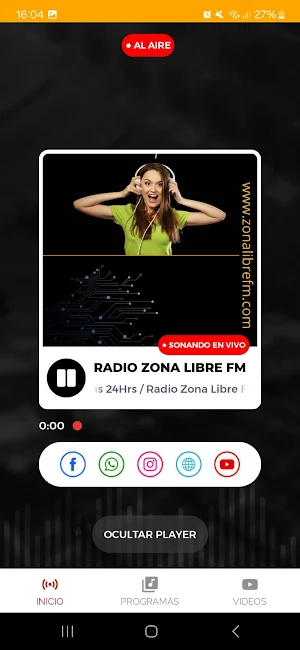 Radio Zona Libre Fm Screenshot 2