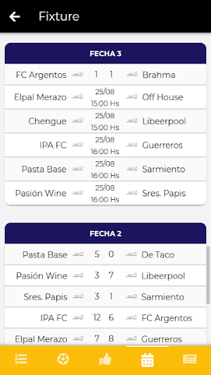 eLIGA AMERICANA Screenshot 3