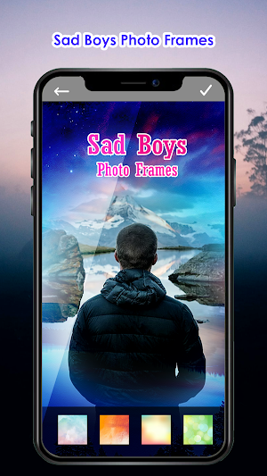 Sad Boys Photo Editor Frames Screenshot 3