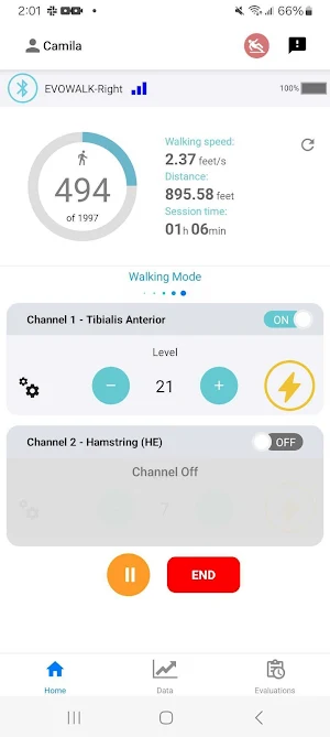 EvoWalk App Screenshot 0