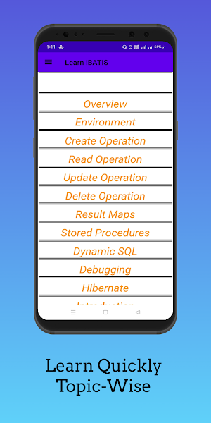 Learn iBATIS Screenshot 2