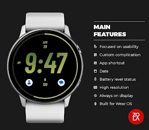 Green Army Run Watch Face Screenshot 1