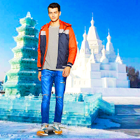 Ice Castle Photo Editor Frame