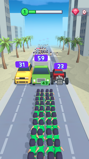 Crowd Run Over Screenshot 0