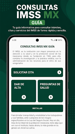 Consultas IMSS MX Guía Screenshot 0