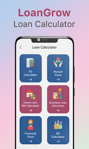 Loangrow - EMI Loan Calculator Screenshot 0