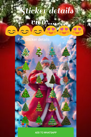 Christmas Stickers for WhatsApp-WAStickerApps Screenshot 2