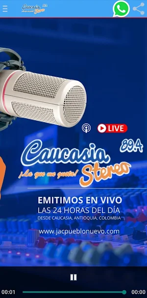 Emisora Caucasia Stereo Screenshot 2