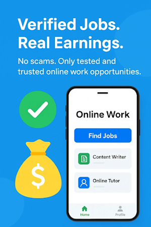 Earn Online 2026: Remote Jobs Screenshot 1