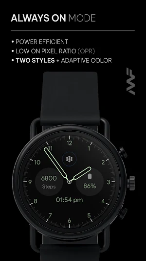 Awf Pear Analog - watch face Screenshot 2