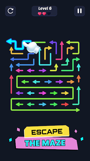 Arrow Maze Escape: Puzzle Game Screenshot 0