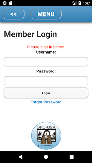 BFU-USA Mobile App Screenshot 2
