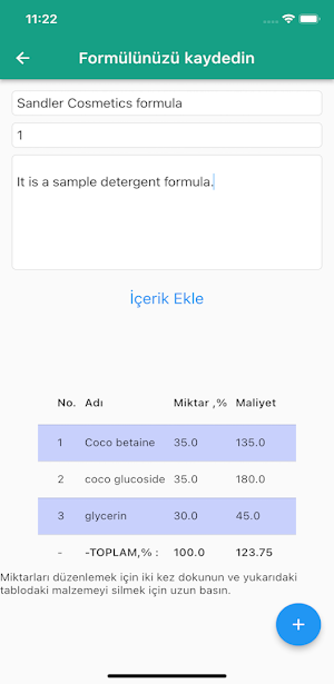 Home Formulator Screenshot 1