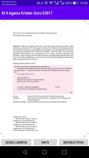 Kelas 4 Agama Kristen Guru E2017 Screenshot 1