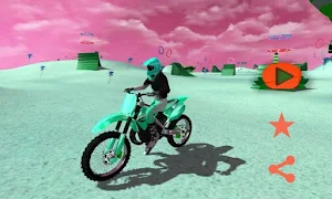 Motocross Beach Bike Stunt Racing Game Screenshot 1