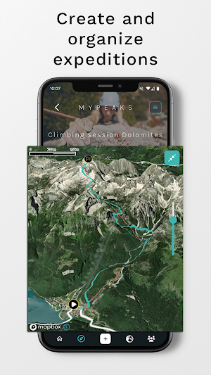 MyPeaks Screenshot 1