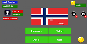 Flags Capitals Emblems Screenshot 2