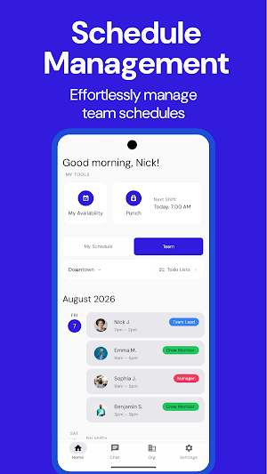Rostr: Team Management Screenshot 1