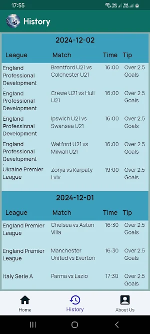 Over 2.5 Goals Tips Screenshot 1