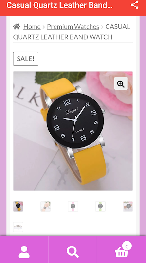 Watches Shopping App Screenshot 0