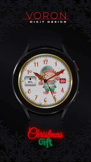 Voron Christmas Gift WatchFace Screenshot 2