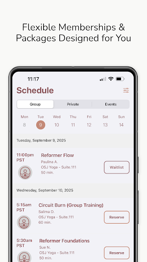 OSJ Yoga & Well-Being Screenshot 2