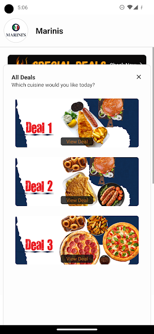 Marinis Fish and Chips Screenshot 1
