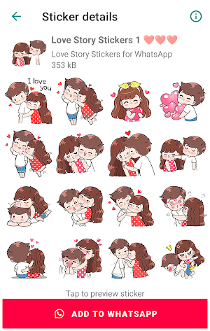 Love Story WASticker Screenshot 1