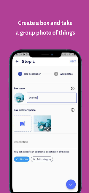 Travel Box: Moving Organizer Screenshot 1