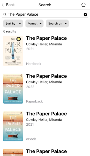 Leicester Libraries Screenshot 2