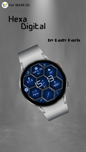 Hexa-Digital Watch Face Screenshot 0