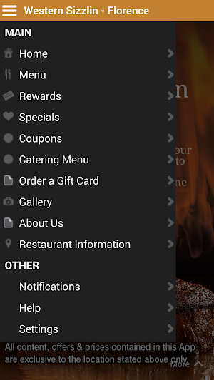 Western Sizzlin-Florence SC Screenshot 1