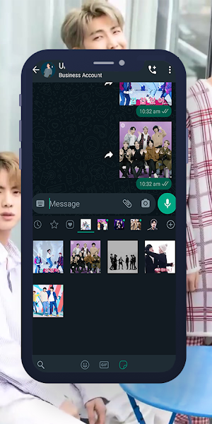 BTS Animated WASticker Screenshot 3