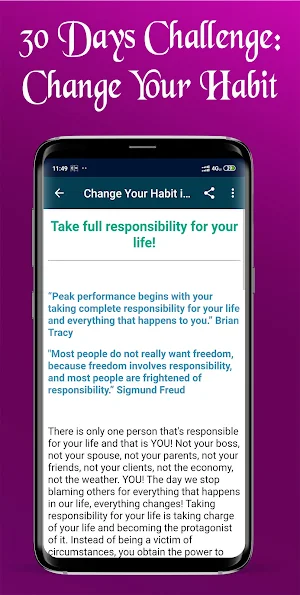 Change Your Habit in 30 Days Screenshot 3