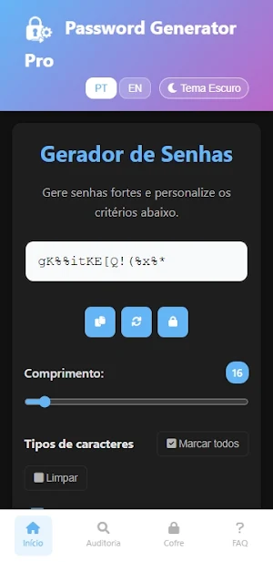 Gerador de Senhas Pro Screenshot 3