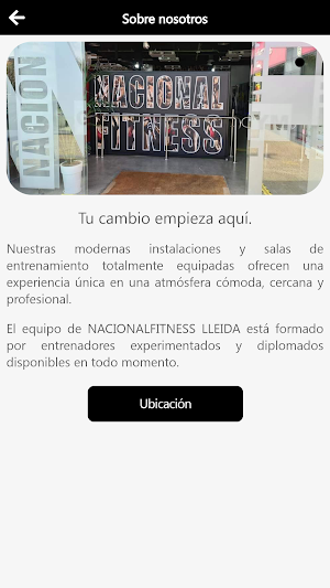 NacionalFitness Gym Screenshot 2