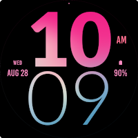 Big Beauty Pink Watch Face