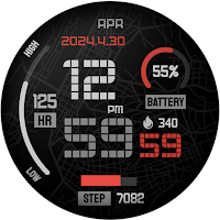 Digital Watch Face City NY PRO