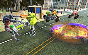 Robot Transform Army Tank War Screenshot 2
