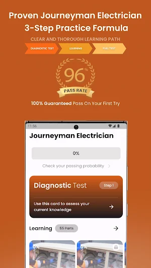 Electrician Practice Test 2024 Screenshot 0