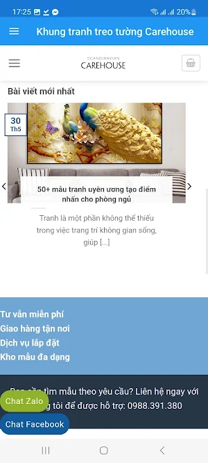 Khung tranh treo tường Screenshot 2