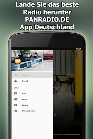 Radio PANRADIO.DE Online Kostenlos Deutschland Screenshot 2