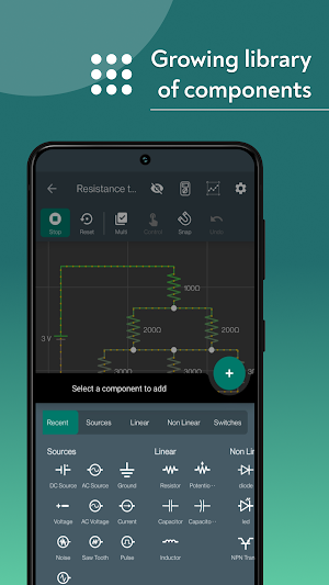 VoltSim - Circuit Simulator Screenshot 1