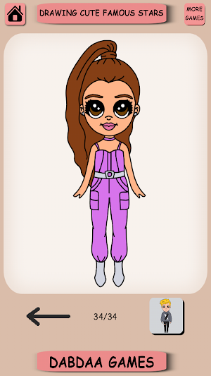 Drawing Cute Famous Stars😎🎨 Screenshot 2