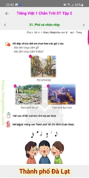 Tieng Viet 1 Chan Troi - Tap 2 Screenshot 3